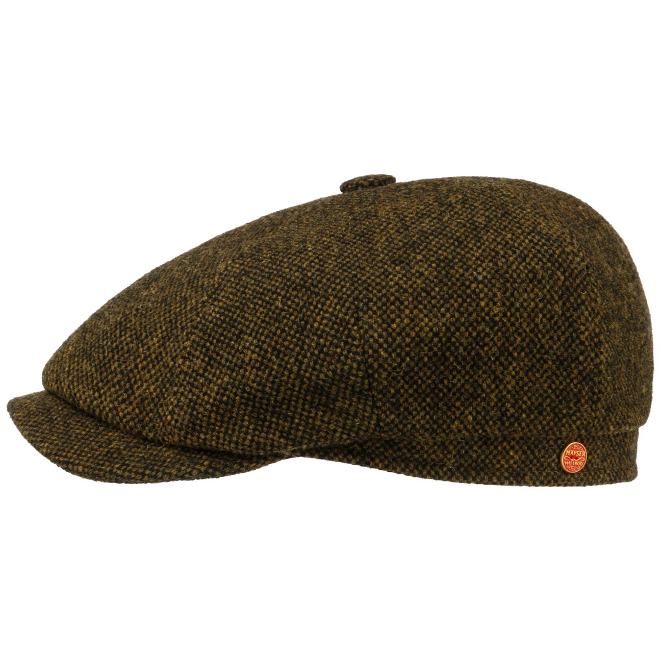 mayser-seven-dover-flatcap-herren-flatcap-aus-wolle-in-tweed-optik image 2