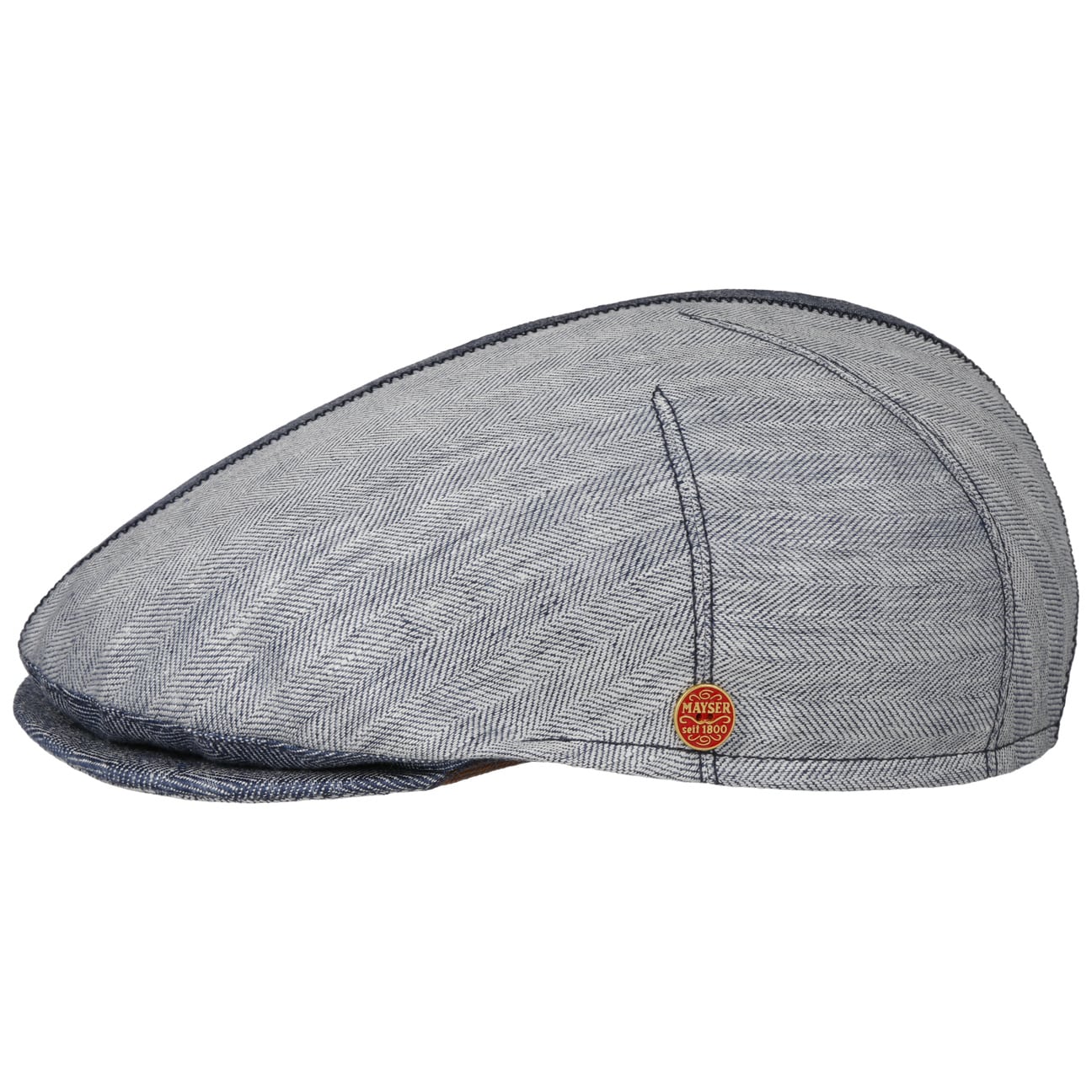 mayser-jasper-twotone-leinen-flatcap-herren-fischgr-t image 2