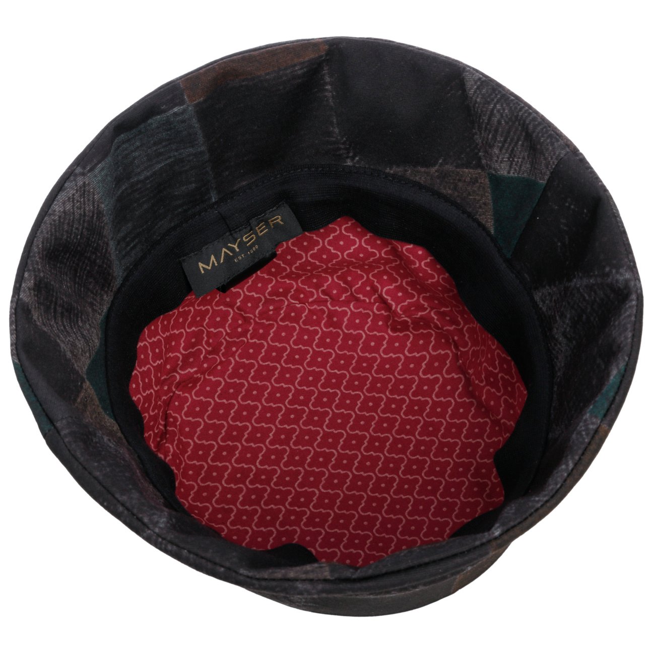 mayser-maite-check-bucket-stoffhut-fischerhut image 3