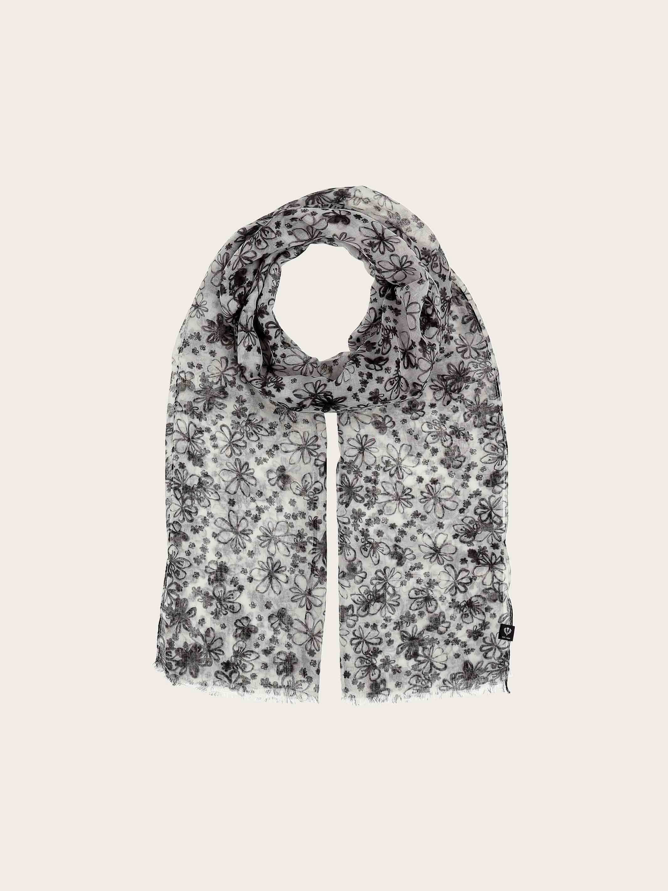 fraas-sustainability-collection-schal-mit-bl-mchen-design-50-x-180-cm image 2