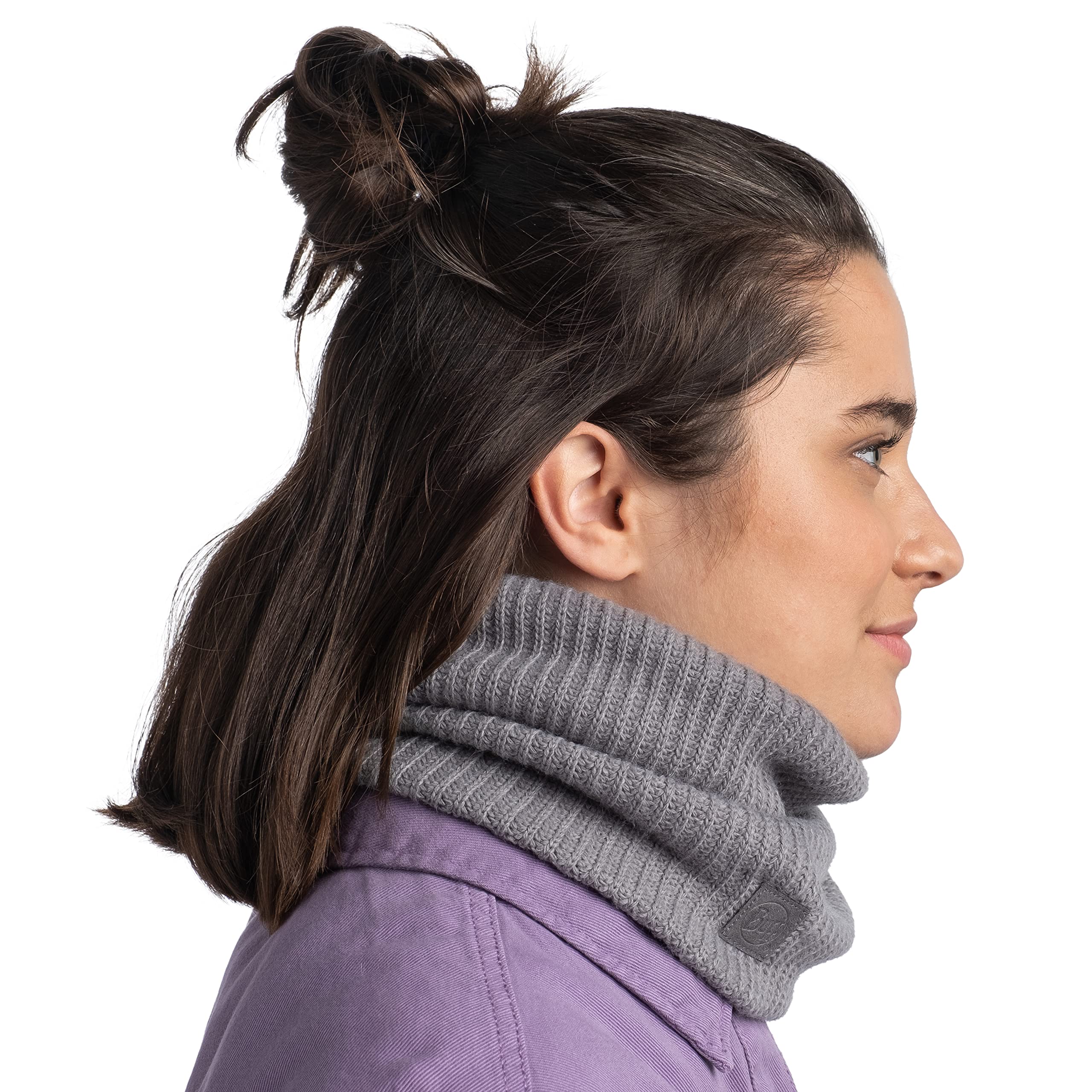 buff-knitted-polar-tricot-polar-schlauchschal-neo-black-winter-loop-mit-fleece image 8