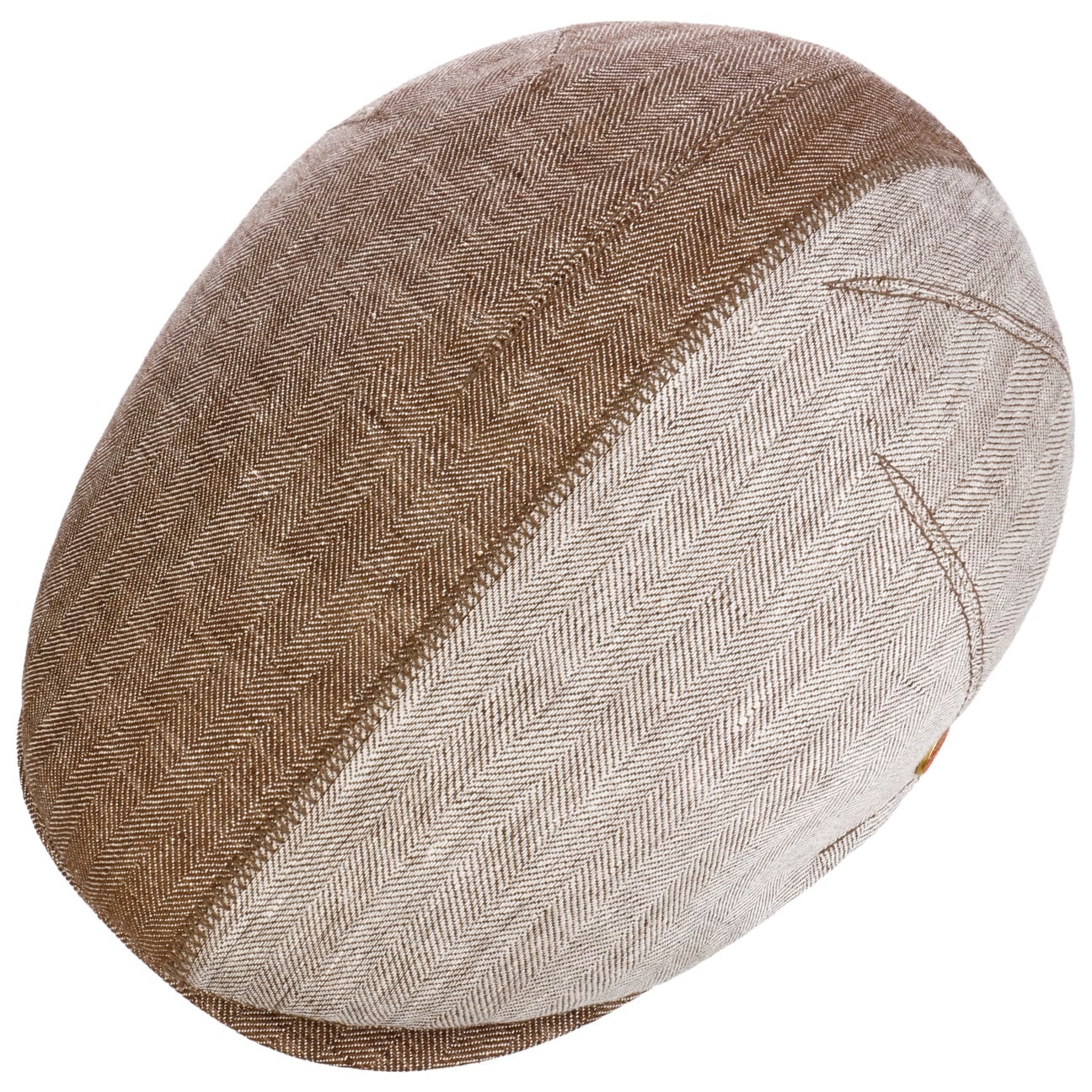 mayser-jasper-twotone-leinen-flatcap-herren-fischgr-t image 7