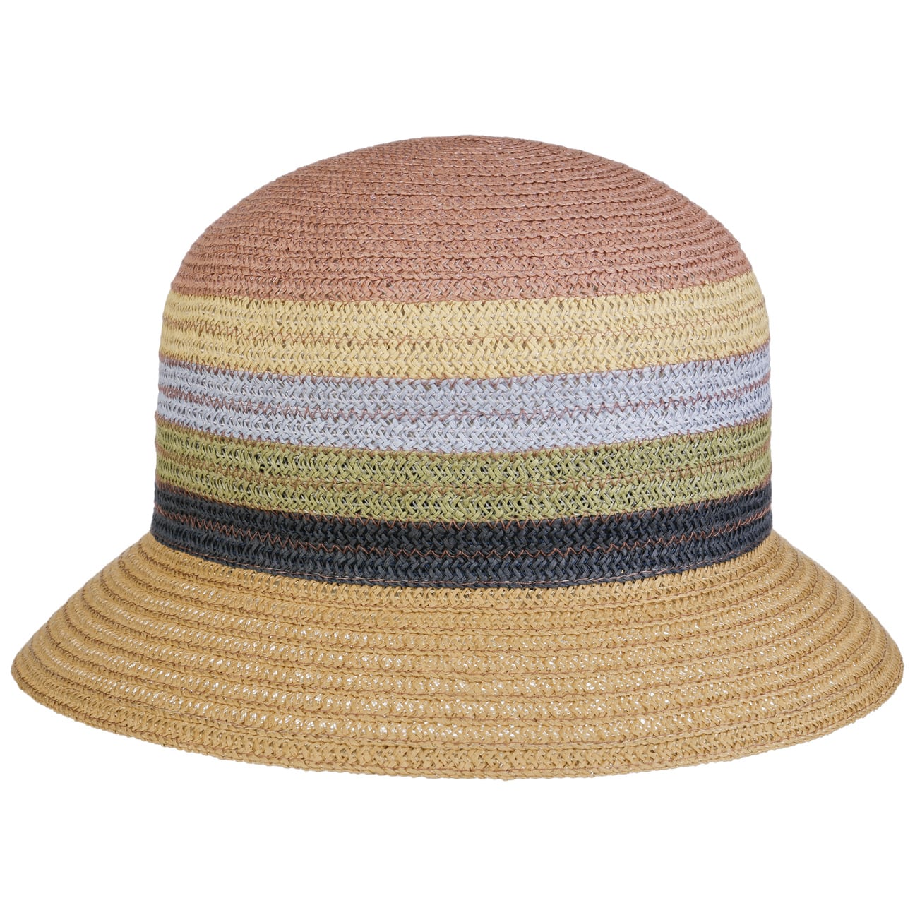 mayser-susanne-multicolour-strohhut-damen-glockenhut-aus-papierstroh-mix-mit-str image 6