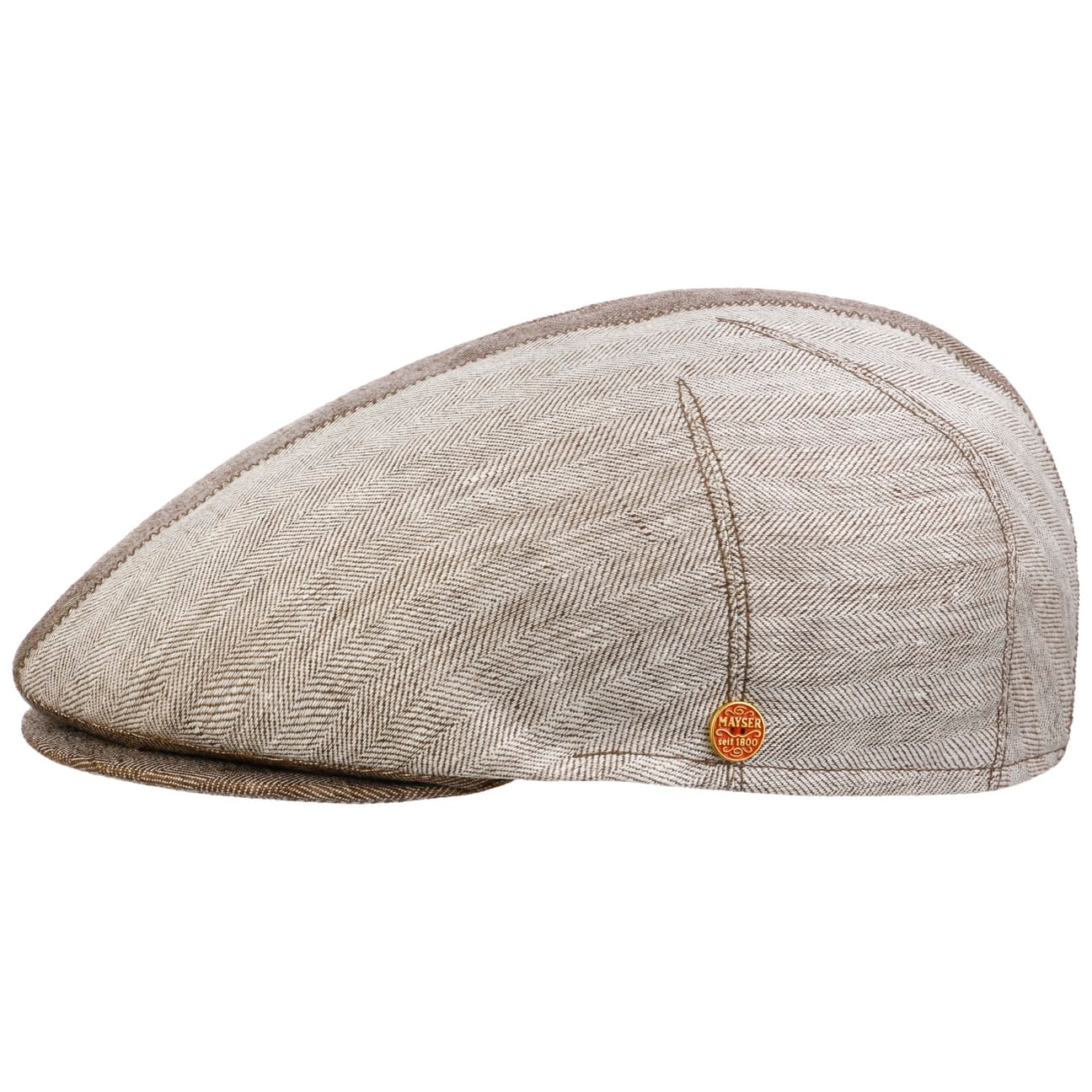 mayser-jasper-twotone-leinen-flatcap-herren-fischgr-t image 6