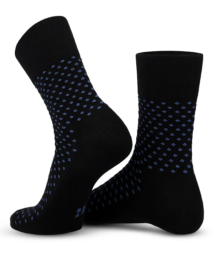 lenz-soft-touch-herren-socken-blaue-punkte image 4