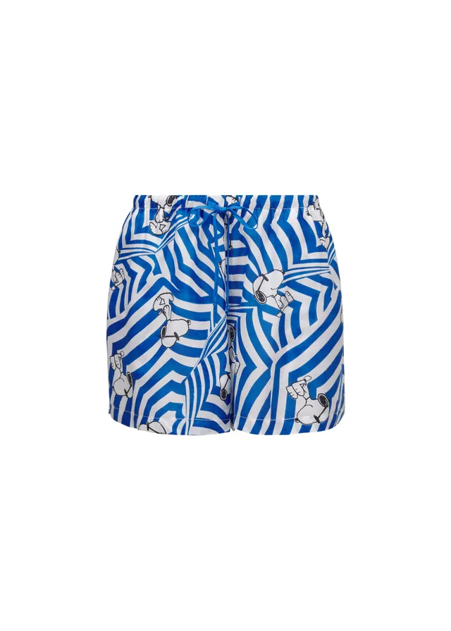 codello-peanuts-beach-shorts-mit-snoopy-motiv-viskose-allover-print image 1