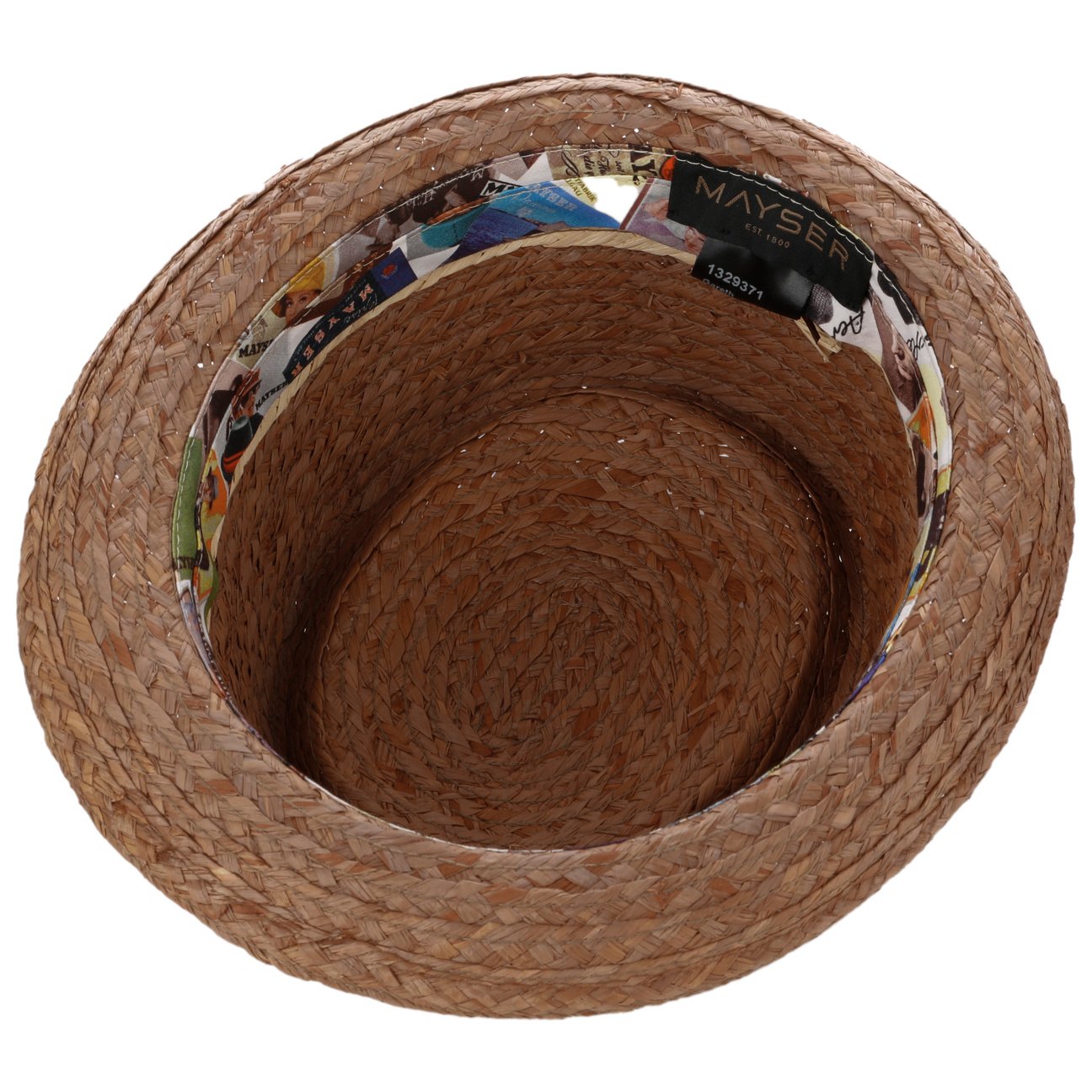 mayser-gareth-pork-pie-strohhut-herren-sommerhut-raffiastroh image 4