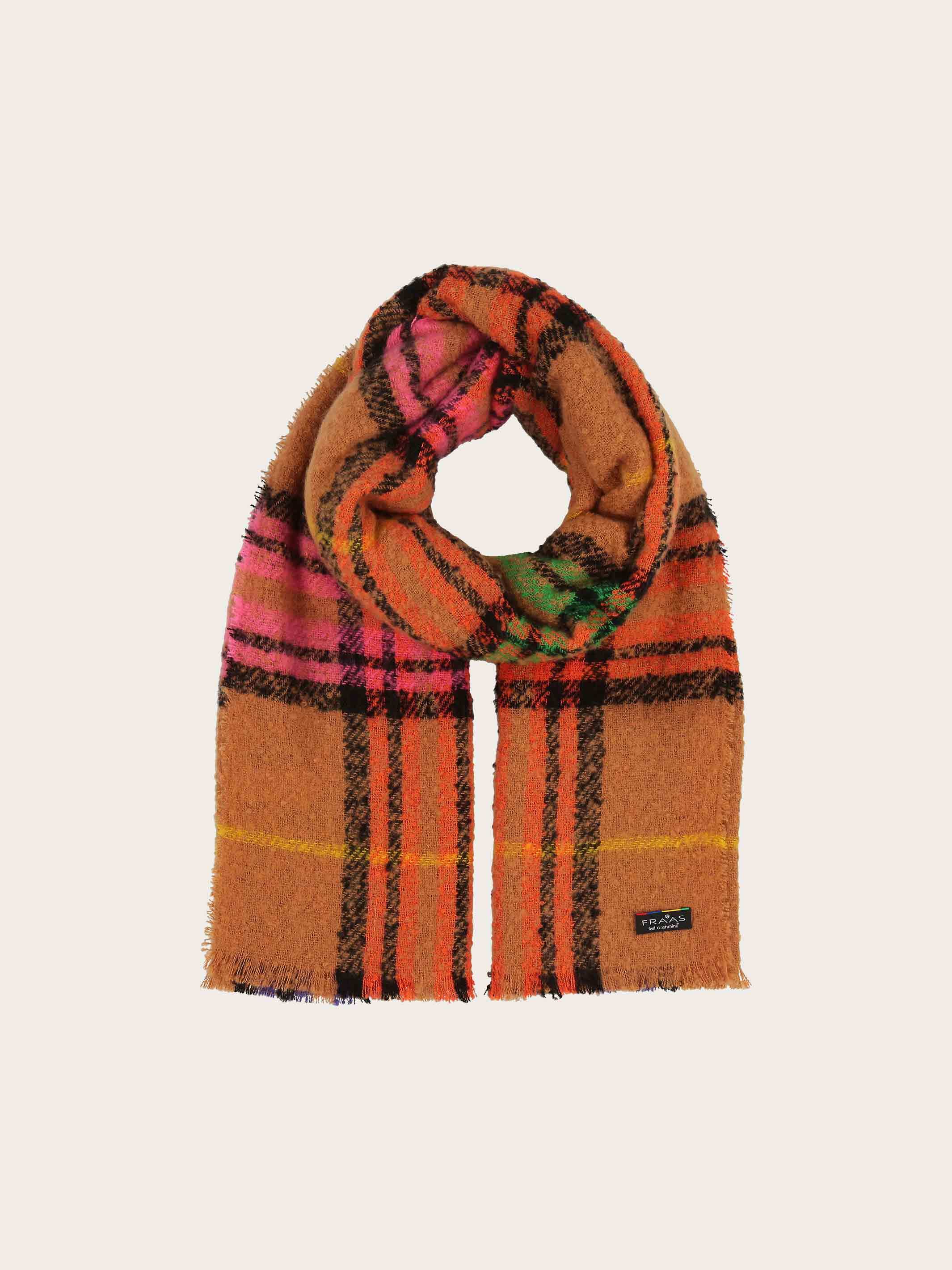 fraas-boucl-cashmink-stola-mit-plaid-karo-63-x-200-cm image 2