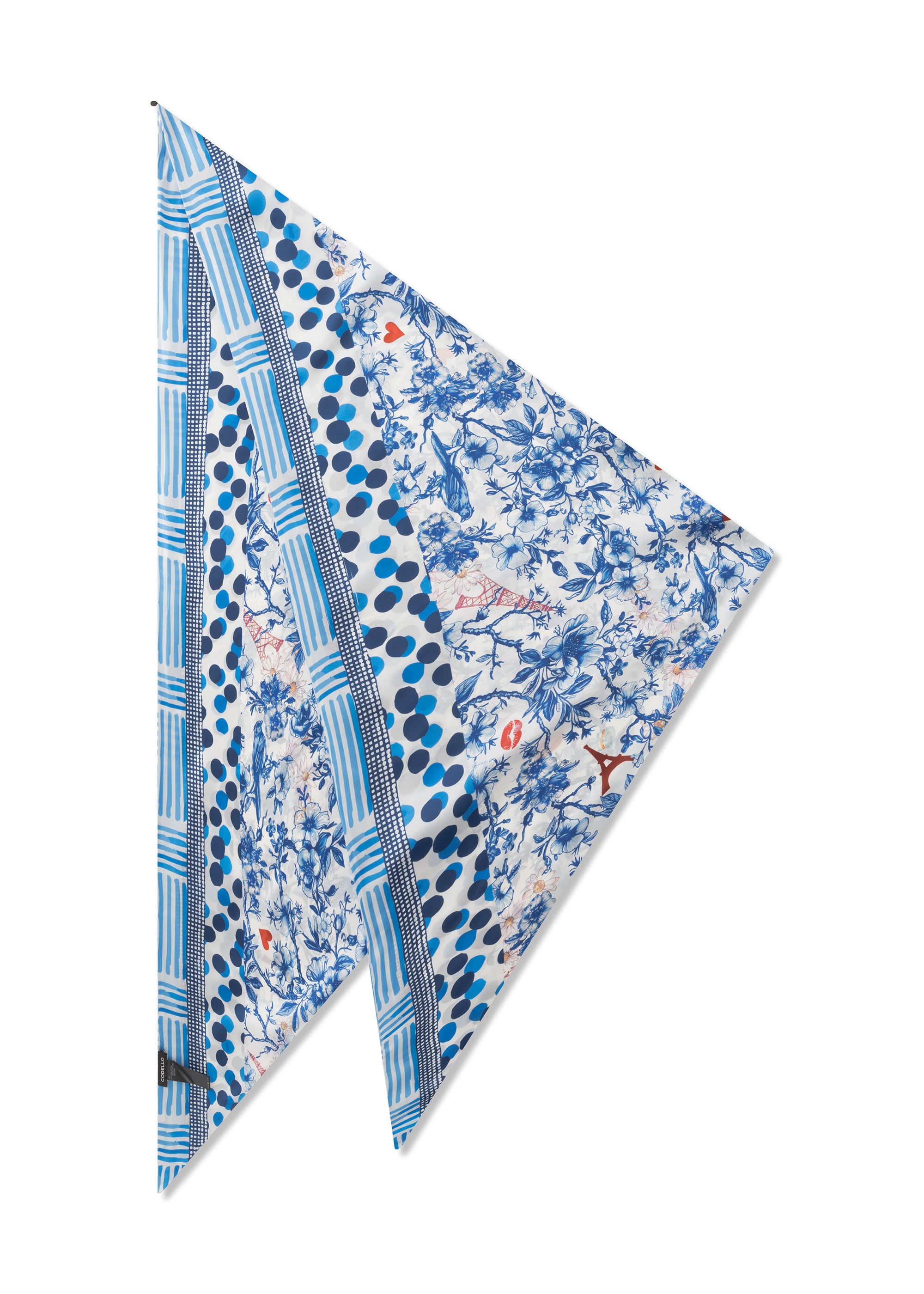 codello-premium-dreieckstuch-aus-seide-mit-paris-motiven-pure-silk-triangle image 1