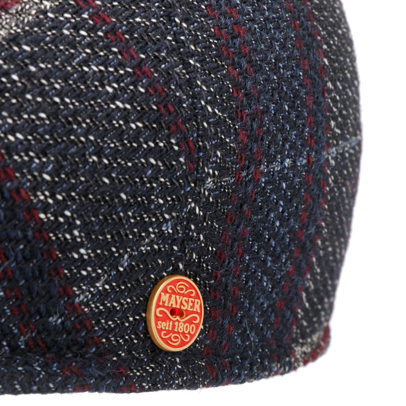 mayser-jasper-fancy-flatcap-herren-karo-mit-kontrastschirm image 5