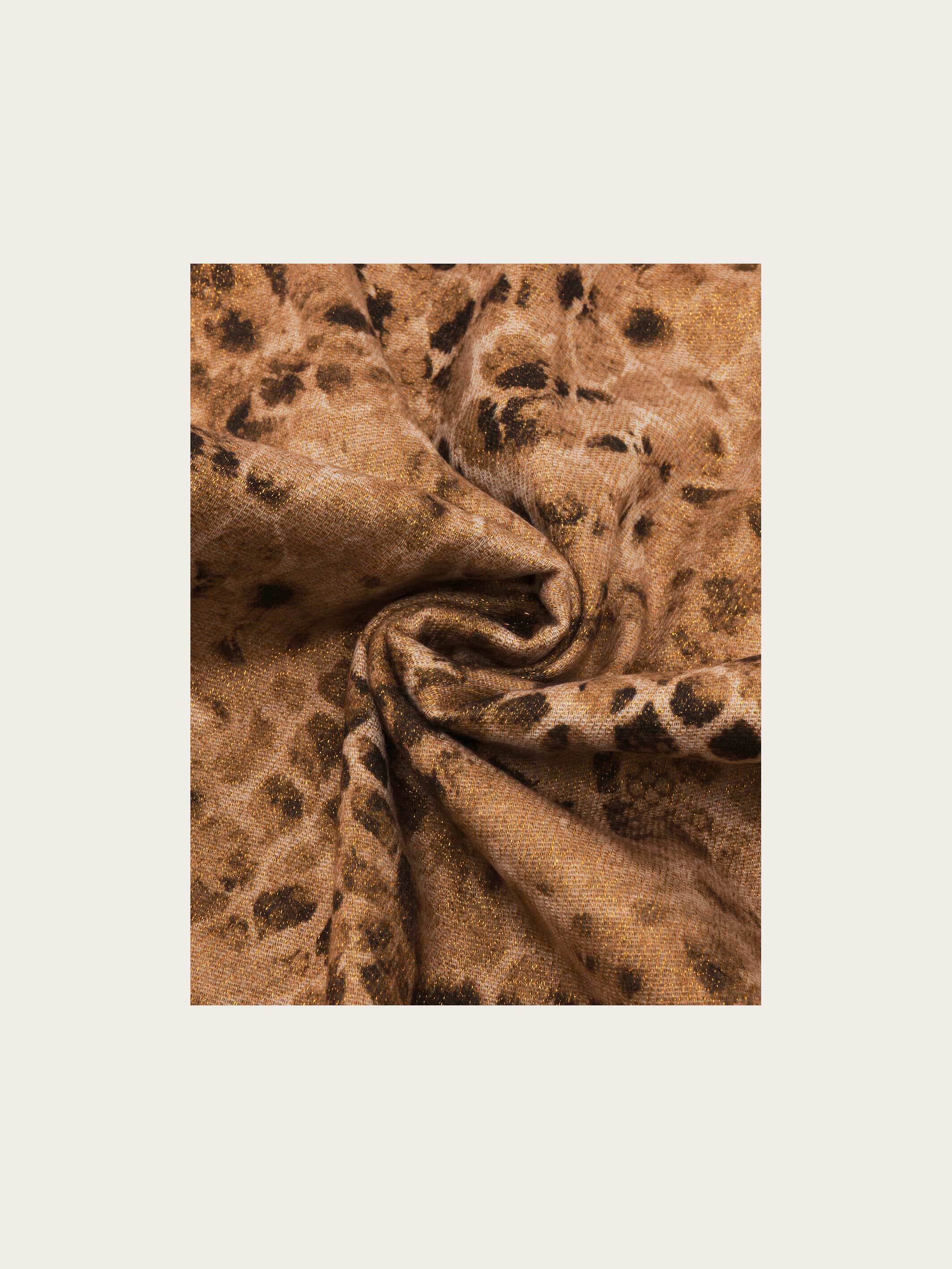 fraas-doubleface-stola-mit-schlangenhaut-design-und-glitzer-70-x-182-cm image 8