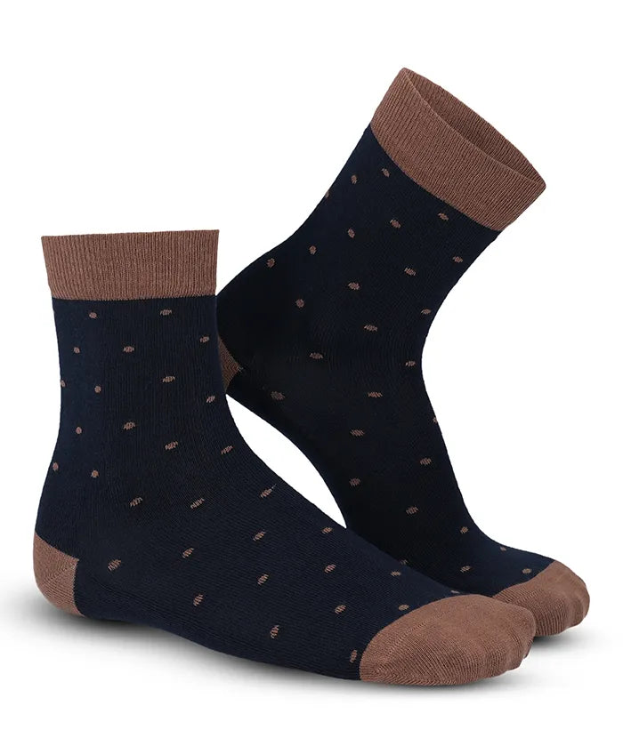 lenz-soft-touch-damen-socken-punkte-braun-damensocken image 5
