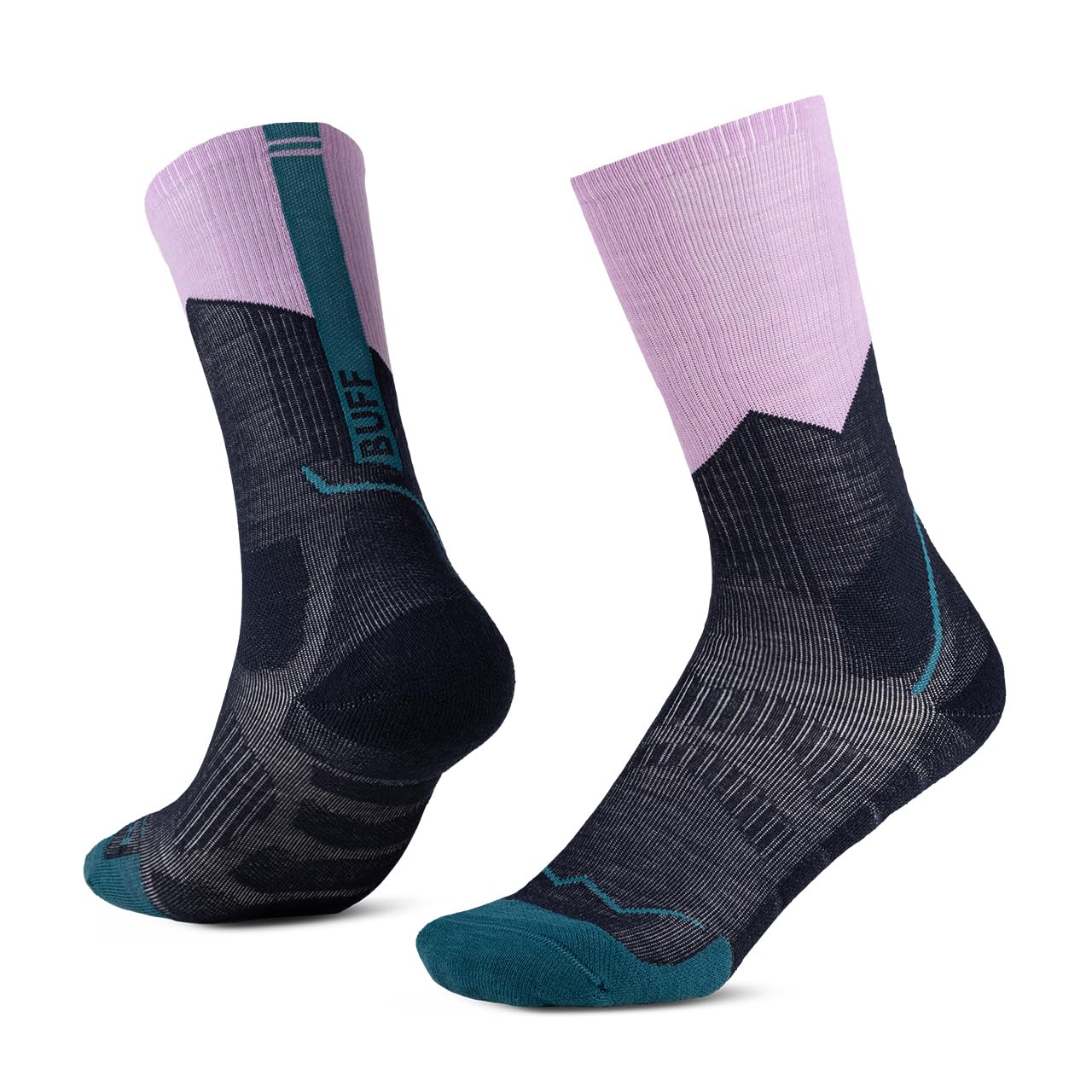 buff-merino-midweight-crew-socken-unisex-wandersocken image 8