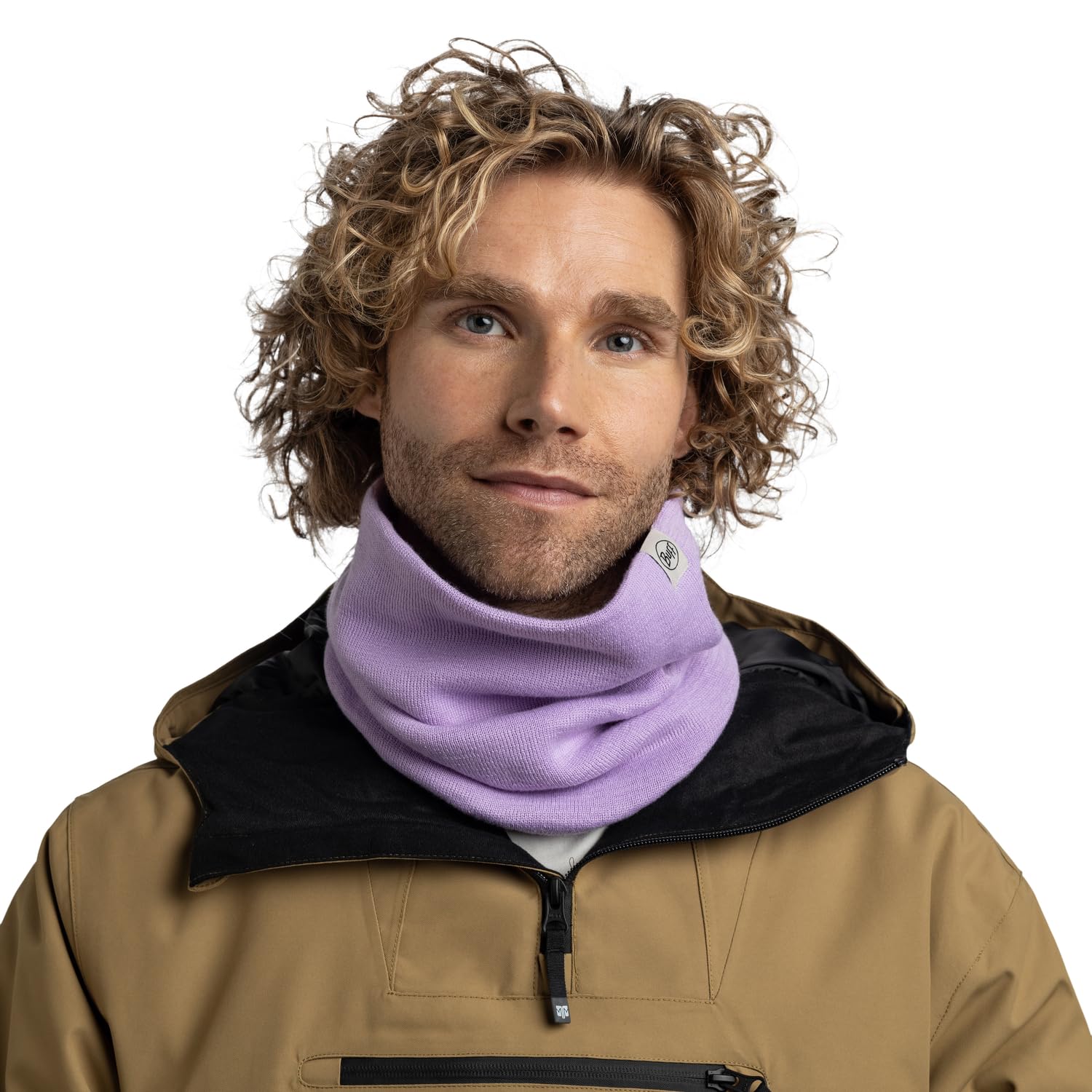 buff-knitted-neckwear-rundstrick-schal-zweilagiger-neckwarmer image 3