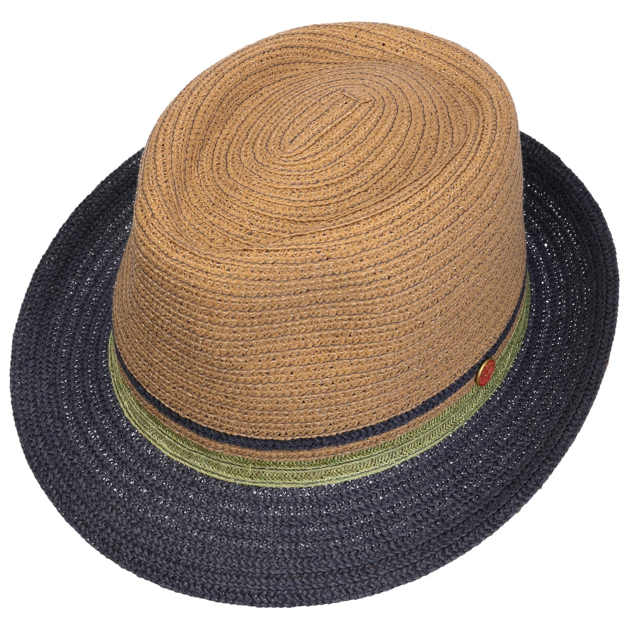 mayser-tricolour-trilby-strohhut-herren-sommerhut-aus-papierstroh image 2